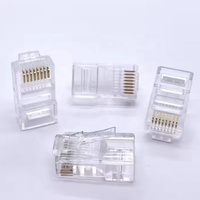 Hersteller Werkzeugfreier Crimpverbinder UTP RJ45 8P8C Netzwerk-Kristallstecker für Cat5e/Cat6/Cat6A Netzwerkkabel-Abschluss