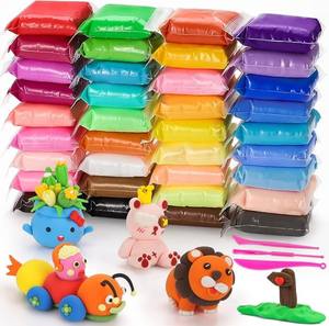 JITENG Promotion Argile polymère auto-<span class=keywords><strong>durcissante</strong></span> ultra-légère et souple, 36 couleurs pour modèles de jouets faits main DIY avec mousse légère - Product Image 1