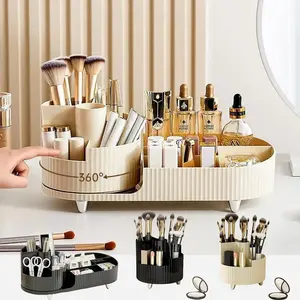 Factory Direct Sale Plastic Cosmetics Organizer Plastic Make Up Storage Box for Ladies