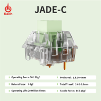 Kailh Box Jade Click Switch 3Pin Hot-swap Dust-proof Mechanical Gaming Keyboard MX Switches for 3d Printed Keyboard Switch