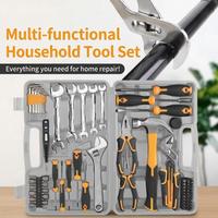 Juego de Herramientas de Reparación para el Hogar Multifuncional de 69 Piezas de Acero al Cromo Vanadio OEM |   Kit de Herramientas Profesional con Estuche Rígido para Bricolaje