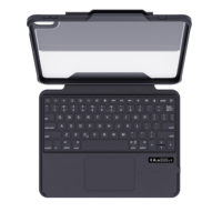 Sarung Keyboard Mini portabel, untuk IPad Pro Bluetooth dengan tempat Pensil ipad