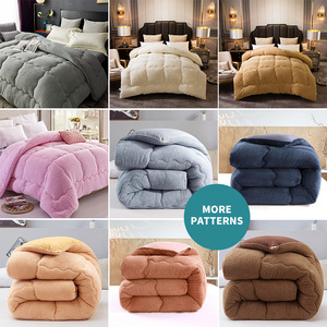 <span class=keywords><strong>Edredón</strong></span> <span class=keywords><strong>Sherpa</strong></span> de Felpa Gruesa de Doble Cara para el Hogar, Colcha de <span class=keywords><strong>Cama</strong></span> Tamaño Queen de Forro Polar Suave y Cálido para Invierno - Product Image 5