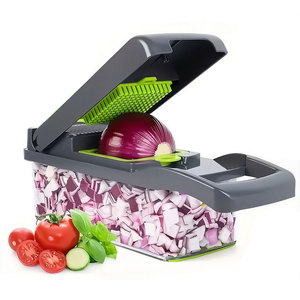 Trancheuse à légumes multifonctionnelle de haute qualité <span class=keywords><strong>Kit</strong></span> de trancheuse à légumes multifonctionnelle transfrontalière 16 en 1 trancheuse manuelle de cuisine - Product Image 1
