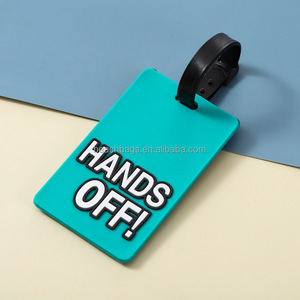 Tùy Chỉnh Hot Bán PVC Silicone Hành Lý Túi Tag Bảo Vệ Riêng Tư Hành Lý Du Lịch Tên Thẻ Ba Lô Nhãn Vali Hành Lý Thẻ - Product Image 4