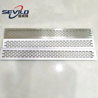 Grille de ventilation de cuisine en alliage d'aluminium Sevilo, accessoires de meubles, finition anodisée, découpe, pliage et soudage sur mesure pour armoires