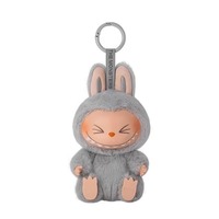 Auténtico POP MART Labubu V2, Peluche con Cara de Vinilo, Caja Misteriosa, Material PVC Original