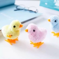 Jouet d'horlogerie éducatif amusant créatif chaud horloge mignon poulet en peluche sautant poulet jouet