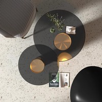Table basse moderne à cadre en acier inoxydable avec fonction pliante Matériau en pierre pour la maison Salon Salle à manger Hôtel