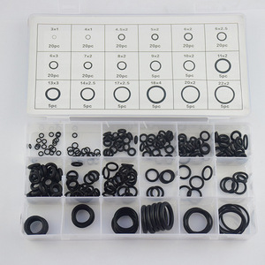 Nitrile Rubber O Ring <b>Kit</b> 225 Pcs Black Automotive Seals Various Sizes For Car Repair - Product Image 3