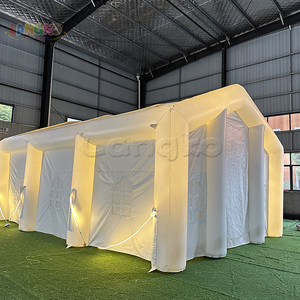 Tente de <span class=keywords><strong>camping</strong></span> gonflable Langko blanche avec éclairage LED de haute qualité - Product Image 2