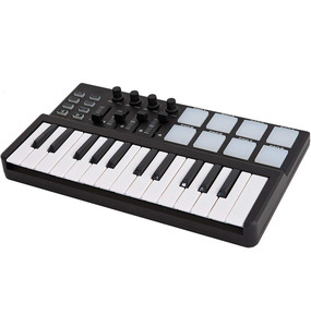 คีย์บอร์ดพกพาขนาดเล็ก Panda Mini 25 คีย์ แบบ USB และคอนโทรลเลอร์ดรัมแพด ขายส่ง - Product Image 1