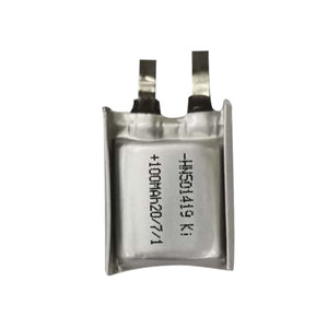 Batería de iones de litio KXN 3.7V en formato pouch de 150-600mAh para electrónica de consumo OEM ODM - Product Image 3