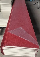 Panneaux en acier isolés structurellement (SIPS), panneaux sandwich en aluminium composite avec revêtement en PU imitation brique, comme revêtement mural extérieur durable