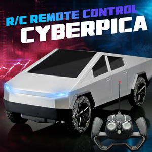 سيارة تحكم عن بعد كبيرة للأطفال بتصميم سايبربانك ومحاكاة شاحنة بيك آب، لعبة نموذجية رباعية الاتجاهات للتحكم عن بعد بالجملة - Product Image 2
