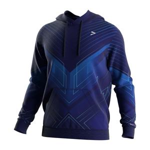 Sweat à capuche de lutte bleu respirant pour homme – Vêtement de sport confortable et durable pour l'entraînement et les loisirs - Product Image 1