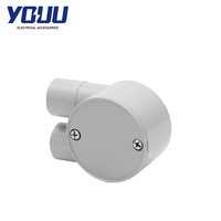 Boîte de jonction électrique PVC de type U à 2 voies YOUU, indice de protection IP65, 25 mm, 20 mm, norme AS/NZS 2053