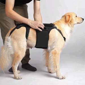 Dog Back Support Vest Black Adjustable Orthopedic For Canine Back Relief And Injury Recovery - Product Image 4