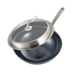 Ustensiles de cuisine poêle à frire antiadhésive en titane poêle à frire avec poignée en fonte vente en gros - Product Image 6