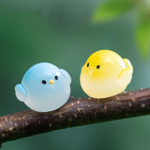Miniatures <span class=keywords><strong>de</strong></span> poussins, décoration <span class=keywords><strong>de</strong></span> paysage en mousse, bricolage, boîte à surprises, accessoires pour porte-clés, mini figurines d'animaux en résine, ornements d'oiseaux - Product Image 4