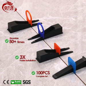 Rusia <span class=keywords><strong>Autonivelante</strong></span> Azulejo Barras transversales Nivelación de azulejos de cerámica 100pcs1 Clips y cuñas Azulejo Ce Nivelación de cerámica/instalación <span class=keywords><strong>para</strong></span> piso - Product Image 1