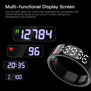 OEM Custom Smart Fingerring HRV Herzfrequenz-und Bluts auer stoff monitor Health Tracker Gesten-App-Steuerung für TikTok-Fotografie - Product Image 6