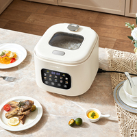 Cuisinière à riz automatique 3L avec fenêtre transparente, écran tactile couleur, appareil de cuisine intelligent multifonctionnel pour usage domestique