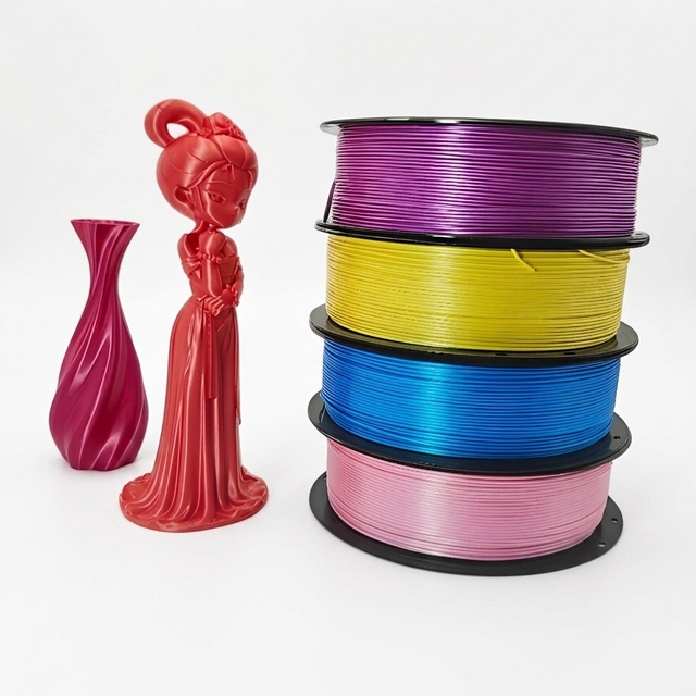 Silk PLA Filament 1.75mm 1KG 15 Colors+ Homochromy 3D Printing FDM JF 3D PLA 200-230C
