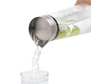 <span class=keywords><strong>Carafe</strong></span> de agua, regalo de Navidad, jarra de vidrio de borosilicato con tapa - Product Image 2