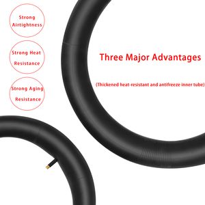 Camera d'aria in gomma resistente multi-misura per biciclette da 12/14/16/18 pollici 1.75/1.95/2.125/2.4 - Accessorio per bici - Product Image 4