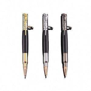 Factory Custom Promotional Sports Gift Metal Bullet Gun <b>Pen</b> 1.0mm Tip Non-Erasable Ink Customizable Logo <b>Colors</b> Multi-Shaped - Product Image 2