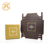 Vide 9 Pièces Bonbons Snacks Blanc Chocolat Boîte Cadeau Dessert Chocolat Cadeau Boîte De Papier Avec Grille Diviseurs