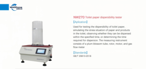 Paquete WellDone Sanitary QC: probadores de absorción/dispersabilidad/tasa de caída | Certificado GB/T | Serie NW - Product Image 4