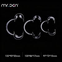 Écarteur de joue en forme de C MR.DEN, ouvre-bouche en plastique noir pour le blanchiment des dents et l'orthodontie