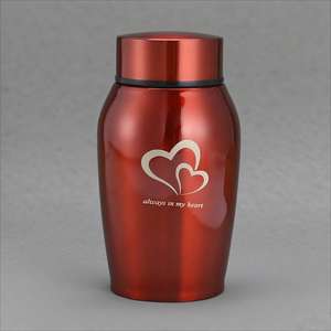 Venta al por mayor de fábrica: Nueva urna para cenizas de mascotas con grabado láser de huella de pata y corazón, para exhibición, entrega rápida, <span class=keywords><strong>precio</strong></span> al por mayor - Product Image 1