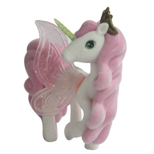 WJ2614 Mini Unicornio Sorpresa, Juguete de <span class=keywords><strong>Pony</strong></span>, Caballo Mariposa con Alas Coloridas, Figuras de Anime de PVC Flocado Seguro para Niños - Product Image 2