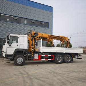 <span class=keywords><strong>Camion</strong></span> multifonctionnel robuste HOWO 6x6 intégrant une <span class=keywords><strong>grue</strong></span> de 10 tonnes et une <span class=keywords><strong>foreuse</strong></span>, utilisé pour l'exploitation minière et la plantation d'arbres - Product Image 1