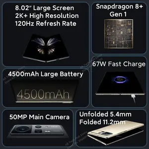 โทรศัพท์มือสองสำหรับ <span class=keywords><strong>Xiaomi</strong></span> มิกซ์ <span class=keywords><strong>fold2</strong></span>พับได้โทรศัพท์256GB - Product Image 5