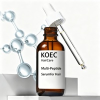 Sérum multi-peptides KOEC pour la densité des cheveux, formule à base de peptides pour des cheveux plus épais, flacon de tonique capillaire, sérum de repousse des cheveux OEM