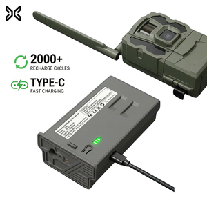 Аккумулятор для охотничьей камеры 6000 мАч 7.4В TACTACAM Reveal Ultra Pro X Gen XB SK EM6 Li-ion, перезаряжаемый, серый, для камеры-ловушки, OEM-запчасть - Product Image 1