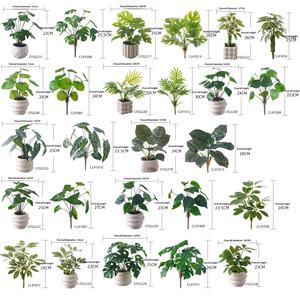 Plantas Verdes Artificiales en Maceta, Estilo INS, Flores Artificiales, Flores Falsas, Plantas Verdes, Decoraciones para Bodas, Artesanías de Fábrica - Product Image 4