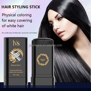 Cubierta para teñir el cabello gris, diseño de pincel portátil, tinte para el cabello negro, logotipo personalizado, palo de Color para el cabello resistente al agua - Product Image 4