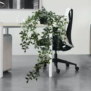 Planta Artificial M886, Arbusto Colgante de Eucalipto, Hojas Verdes para Decoración de Paredes de Jardín - Product Image 3
