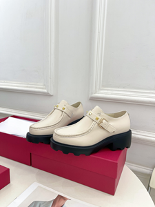 Faites la preuve de votre taille et de votre minceur ! Mocassins Mibai à semelle épaisse, polyvalents, style britannique, pour les trajets quotidiens - Product Image 3