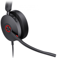 Casque filaire hybride ANC Yealink UH48 USB-C/USB-A avec 4 microphones, égaliseur dynamique, circum-auriculaire