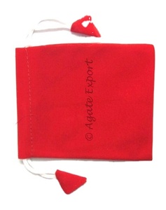 Red Velvet Drowsing Pouch wholesale velvet <b>white</b> <b>bag</b> for jewelry - Product Image 1