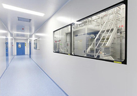 Cabines propres de salle blanche de purification modulaire avec l'atelier différent de niveau de propreté
