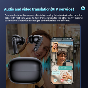 Écouteurs VORMOR V17 avec traduction vocale en temps réel dans 150 langues, Bluetooth, traduction bidirectionnelle, reconnaissance vocale IA - Product Image 1