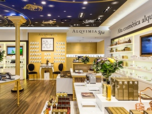 เฟอร์นิเจอร์ตกแต่งร้านเครื่องสำอางแบบกำหนดเอง ตู้โชว์น้ำหอม เคาน์เตอร์เครื่องสำอาง ชั้นวางสินค้า อุปกรณ์ตกแต่งร้านค้าแบบครบวงจร - Product Image 5