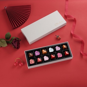 Emballage personnalisé pour 4, 9 ou 12 chocolats, boîtes cadeaux pour truffes, boîtes en papier écologiques, boîtes en papier rigide, boîte de luxe - Product Image 2